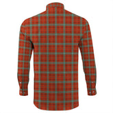 Morrison Red Ancient Tartan Long Sleeve Button Shirt